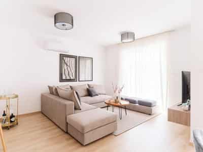 Complex of villas with swimming pools and gardens near the beaches, Paphos, Cyprus