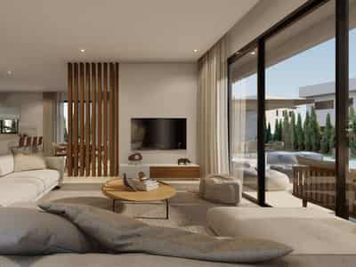 Complex of luxury villas with a panoramic view of the sea, Paphos, Cyprus