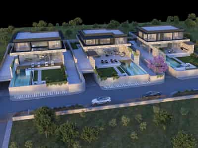 Luxury villas with a panoramic view on the first sea line, Ayia Napa, Cyprus