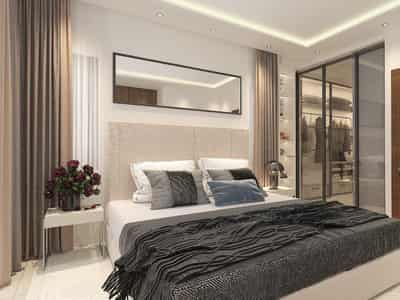 Complex of luxury villas with gardens near the sea, Geroskipou, Cyprus