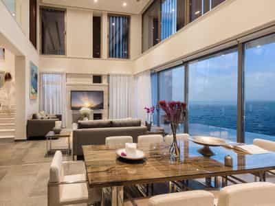 Modern villas with swimming pools at 300 meters from the sea, Chloraka, Cyprus