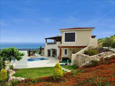 Complex of villas close to a highway and a golf course, Tsada, Cyprus