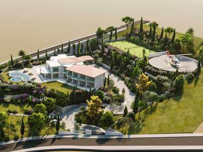 Luxury villa with a swimming pool and a helipad near the golf course, Kamares, Cyprus