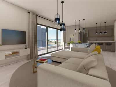 Modern residential complex in the center of Paphos, Cyprus