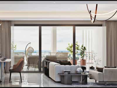 Modern residence with a swimming pool and gardens in the heart of Limassol, Cyprus