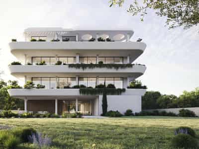 New low-rise residence with a swimming pool at 600 meters from the sea, Kato Paphos, Cyprus