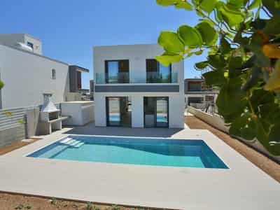 Complex of modern villas close to a golf course, Paphos, Cyprus