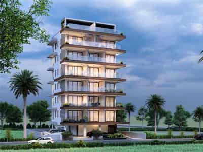 New residence with a view of the sea at 90 meters from the beach, Larnaca, Cyprus