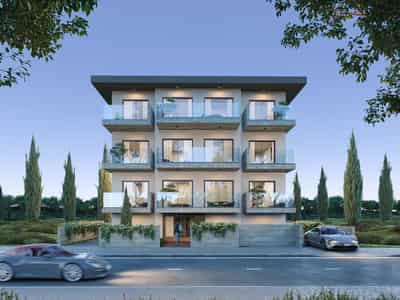 Apartments in a new low-rise residence near the city center, Geroskipou, Cyprus