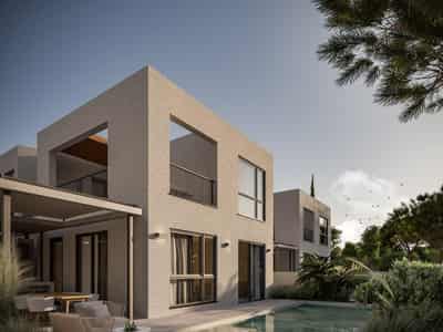 New complex of villas with swimming pools and gardens, Kissonerga, Cyprus