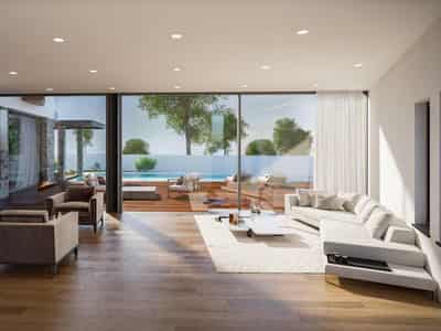 New hilltop residence with a panoramic view in a quiet and picturesque area, Peyia, Cyprus