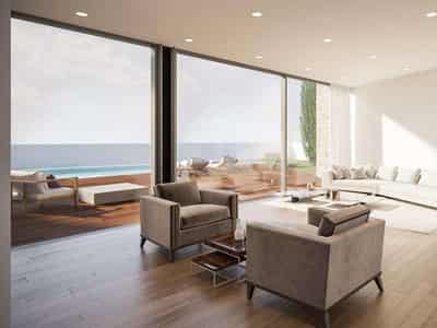 New hilltop residence with a panoramic view in a quiet and picturesque area, Peyia, Cyprus