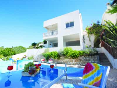Villa with a swimming pool and a panoramic view, Tala, Cyprus