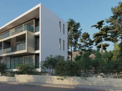 New low-rise residence with a swimming pool in the center of Paphos, Cyprus