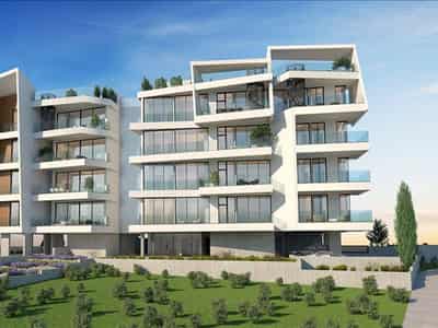 New low-rise residence with a swimming pool and gardens, Germasogeia, Cyprus