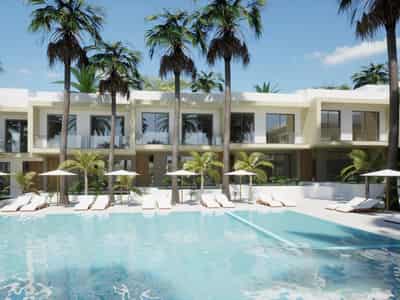 New complex of villas with a swimming pool at 500 meters from the beach, Agios Athanasios, Cyprus