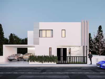 Modern villa with a garden, Nicosia, Cyprus
