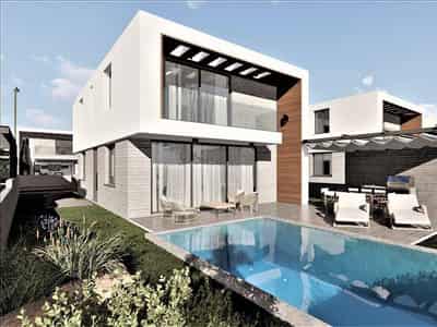 Complex of villas in a quiet area, close to the beach and the center of Paphos, Yeroskipos, Cyprus