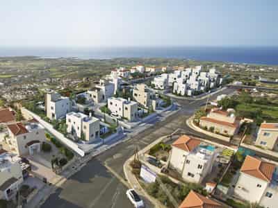 Complex of villas with swimming pools and panoramic sea views, Peyia, Cyprus