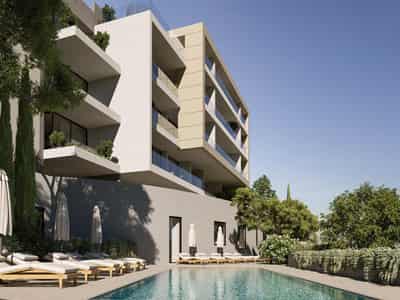 New residence with a swimming pool at 300 meters from the sea, Agios Tychonas, Cyprus