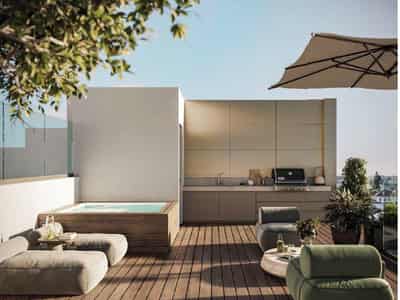 New gated residence with swimming pools and green areas close to the coast and the center of Larnaca, Livadia, Cyprus