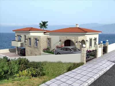 Gated complex of villas with swimming pools and panoramic views close to the marina, Polis, Cyprus
