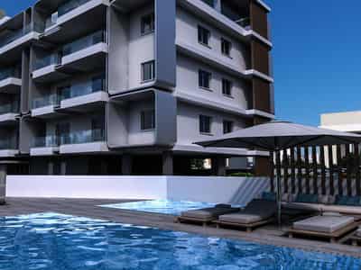 New low-rise residence with a swimming pool close to Limassol Port, Cyprus