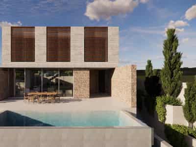 Villa with a swimming pool close to the beach, Chloraka, Cyprus