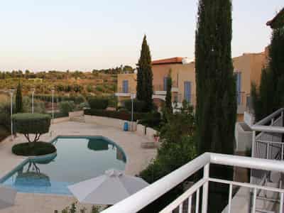 Complex of townhouses with swimming pools and a green area, Paphos, Cyprus