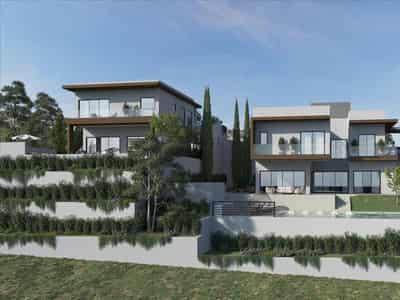 New complex of villas with swimming pools and gardens close to the sea, in the heart of Limassol, Cyprus