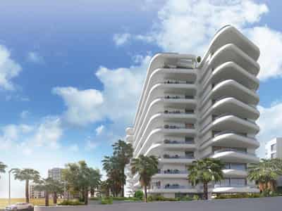 New residence with an underground parking at 50 meters from the beach, Larnaca, Cyprus
