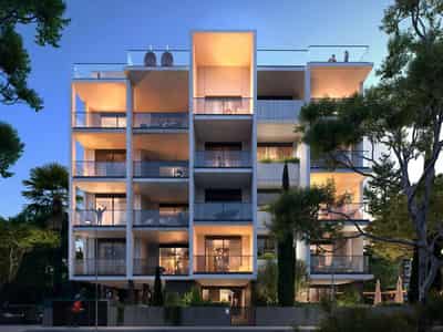 New residential complex with a swimming pool and gardens at 700 meters from the beach, Germasogeia, Cyprus
