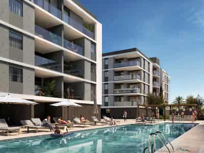 Apartments in a new gated community with a swimming pool in a prestigious area, Limassol, Cyprus