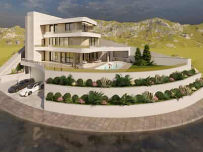 New villa with a swimming pool, Agios Tychonas, Cyprus