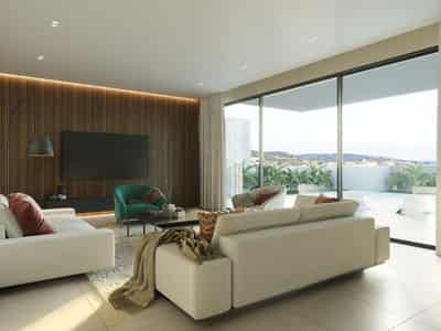 Modern residence with a swimming pool and a panoramic sea view, Agios Athanasios, Cyprus