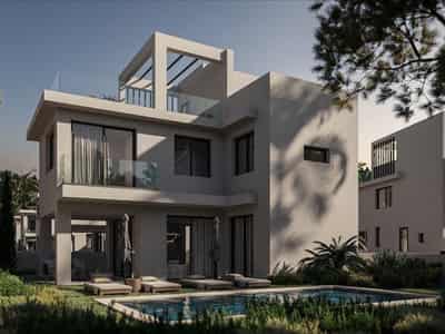 New complex of villas with swimming pools close to the beach, Pernera, Cyprus