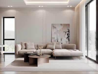 New residence with a green area and a panoramic view, Germasogeia, Cyprus