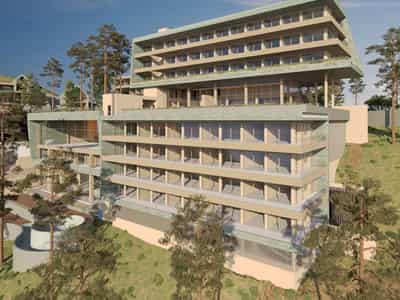 Apartments in a new residence with swimming pools, restaurant and 24-hour service, Platres, Cyprus
