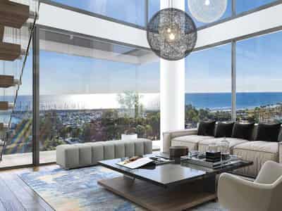 Beachfront residence with a garden in the center of Larnaca, Cyprus