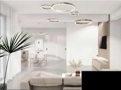 New residence with a swimming pool and a garden in a quiet residential area of Limassol, Cyprus