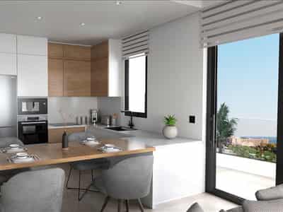 New gated residence with a swimming pool and a gym close to the sea, Paphos, Cyprus