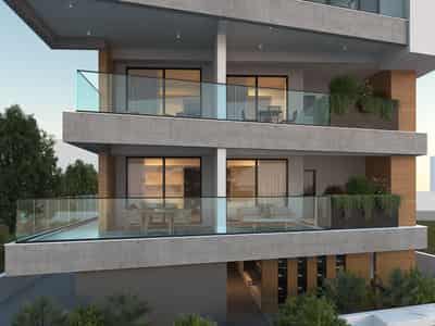 New residence with a covered parking close to the center of Limassol, Polemidia, Cyprus