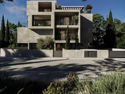 New residence with a swimming pool and a roof-top garden close to the beach, Paphos, Cyprus