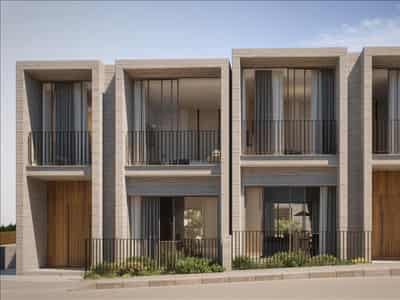 New gated complex of villas with a swimming pool close to the beach, Emba, Cyprus