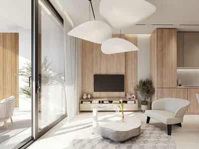 Modern residence with swimming pools and lounge areas at 300 meters from the beach, Livadia, Cyprus