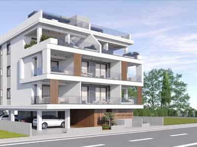 New residence with a parking and a view of the mountains near the airport, Aradippou, Cyprus