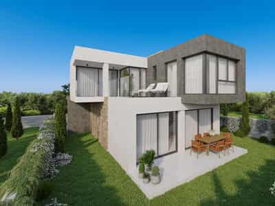 New complex of villas with infinity pools and a panoramic sea view, Tala, Cyprus