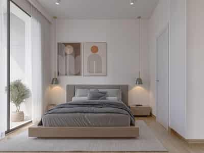 New complex of villas with swimming pools at 200 meters from the beach, Geroskipou, Cyprus