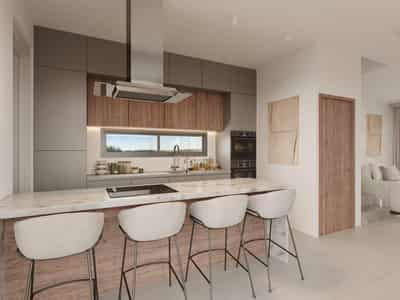 New complex of villas with swimming pools at 200 meters from the beach, Geroskipou, Cyprus