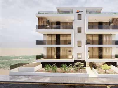 New residence with a roof-top garden close to the sea and the center of Larnaca, Livadia, Cyprus
